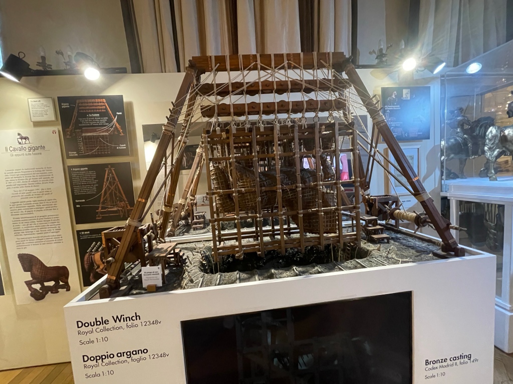 prototipo Leonardo da Vinci esposto al museo