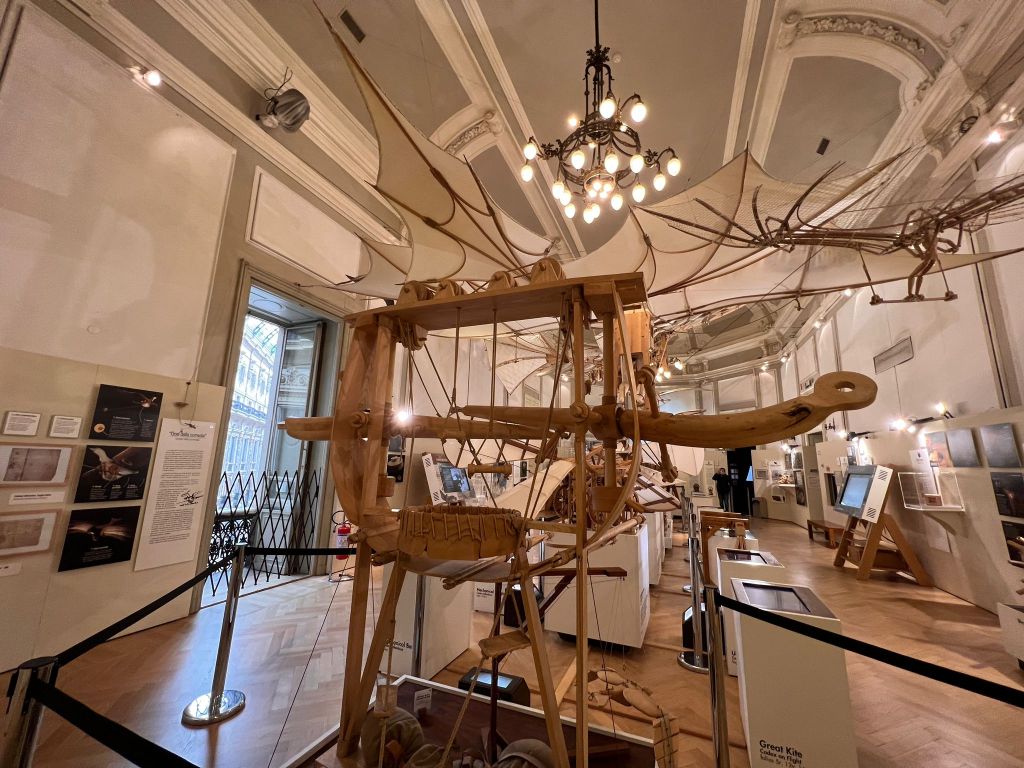Una delle stanze del Leonardo3 Museum